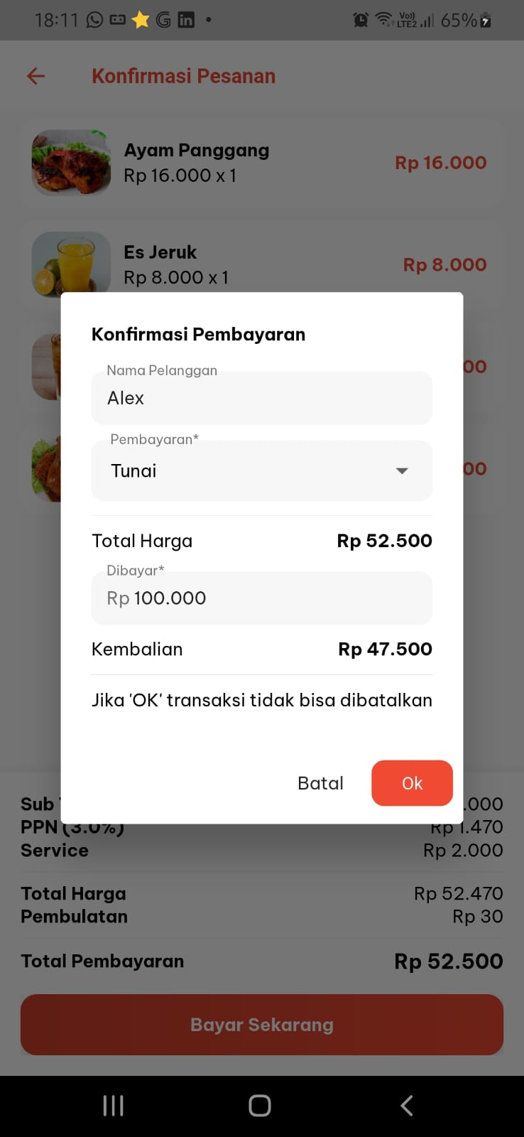 Konfirmasi Pembayaran